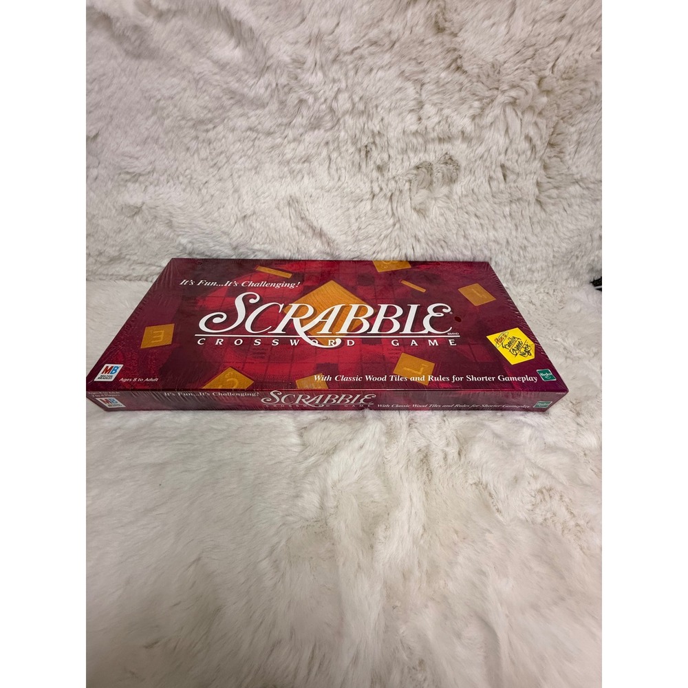 Vintage 1999 Scrabble Crossword Game Milton Bradley Hasbro New Sealed 04024‎